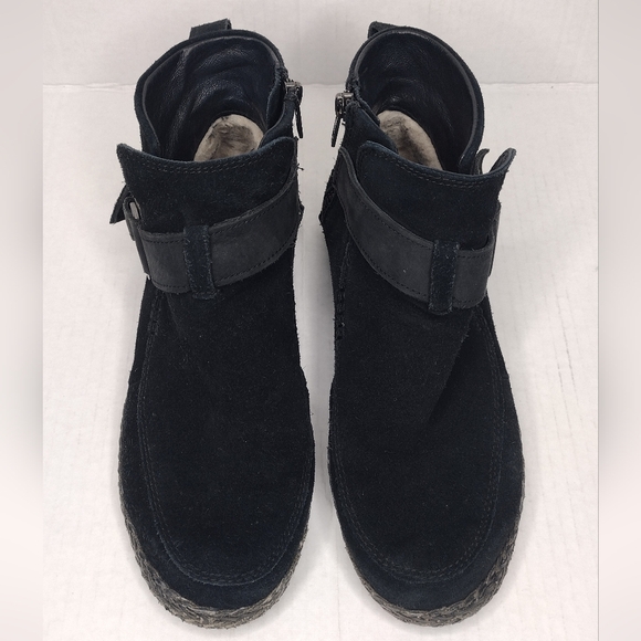 UGG Sloane Women's Buckle Suede Side Zip Winter Ankle Booties Size 8 - Picture 10 of 14